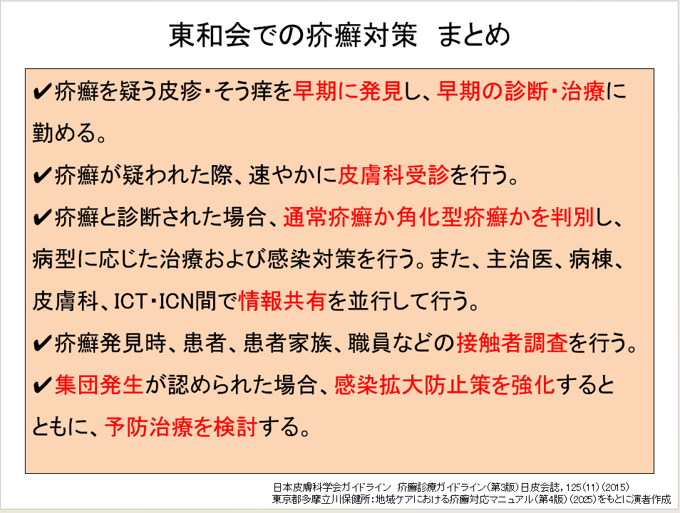 疥癬の講演資料
